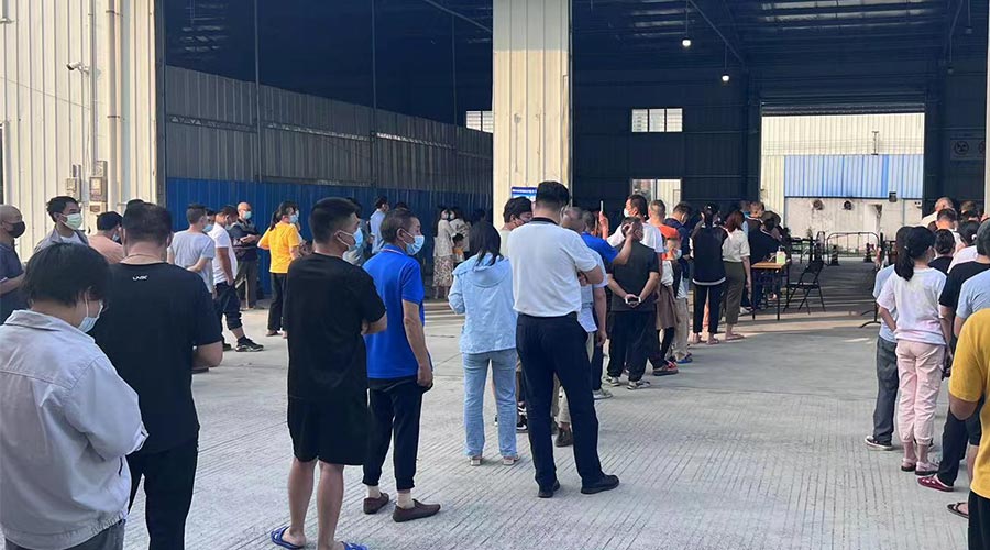 支援防疫是責任！金環(huán)電器助力鶴山核酸檢測