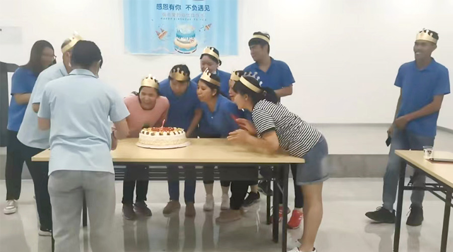 金環(huán)電器6月份員工生日會  美好如約而至！