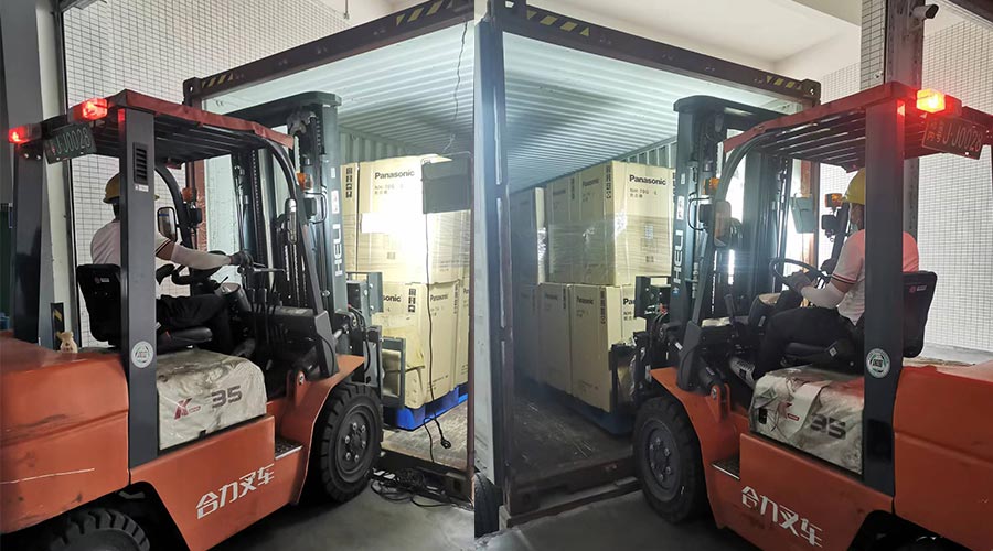 趕進(jìn)度加油干！ 迅速完成松下客戶的衣物烘干機(jī)出貨